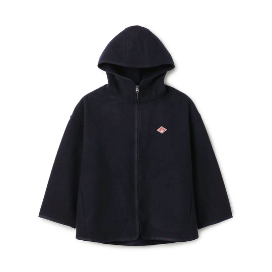 Women's Wool Melton Hooded Jacket
