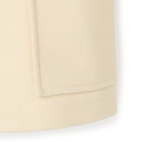Women's Wool Melton Round Collar Jacket