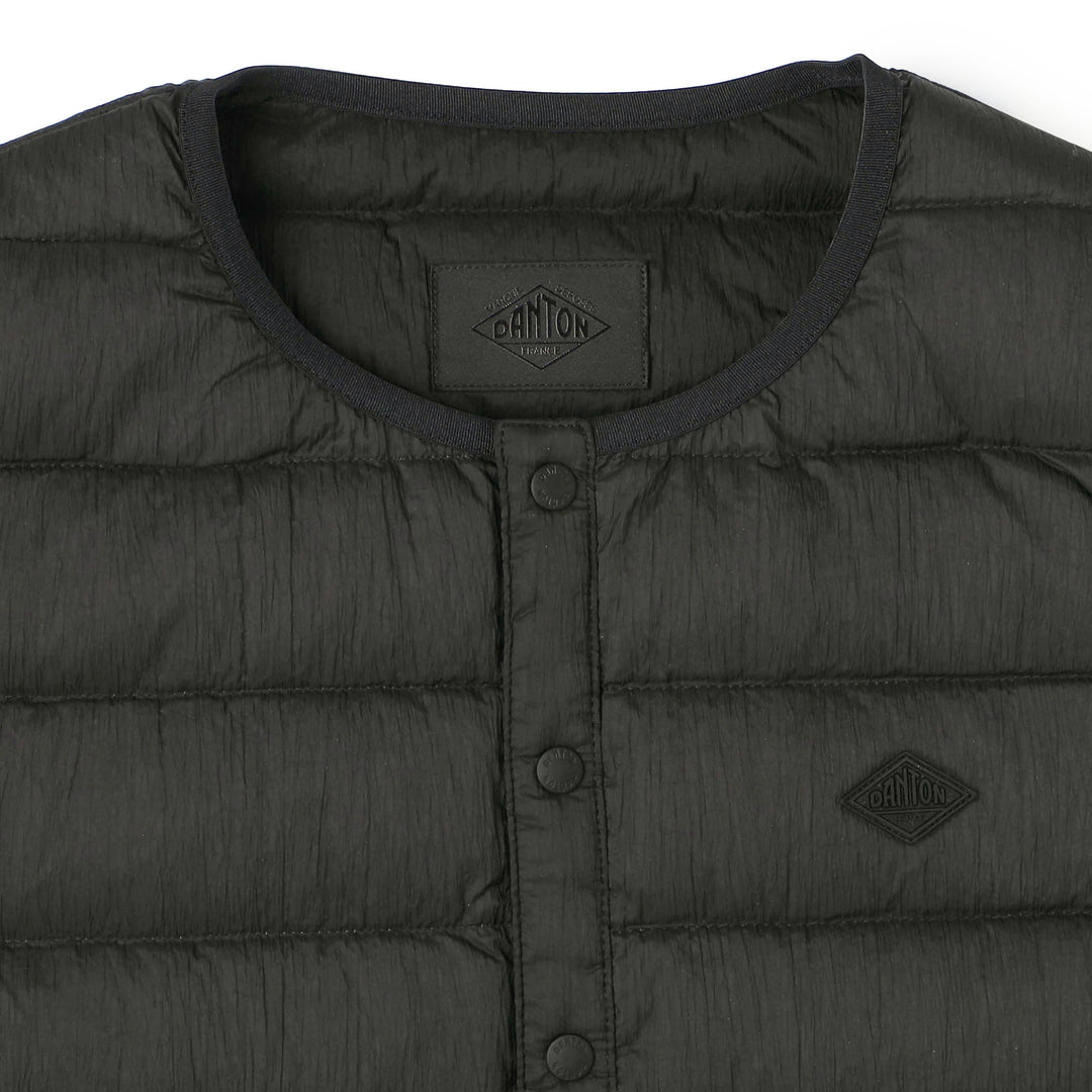 Women's Nylon Taffeta White Goose Inner Down Vest