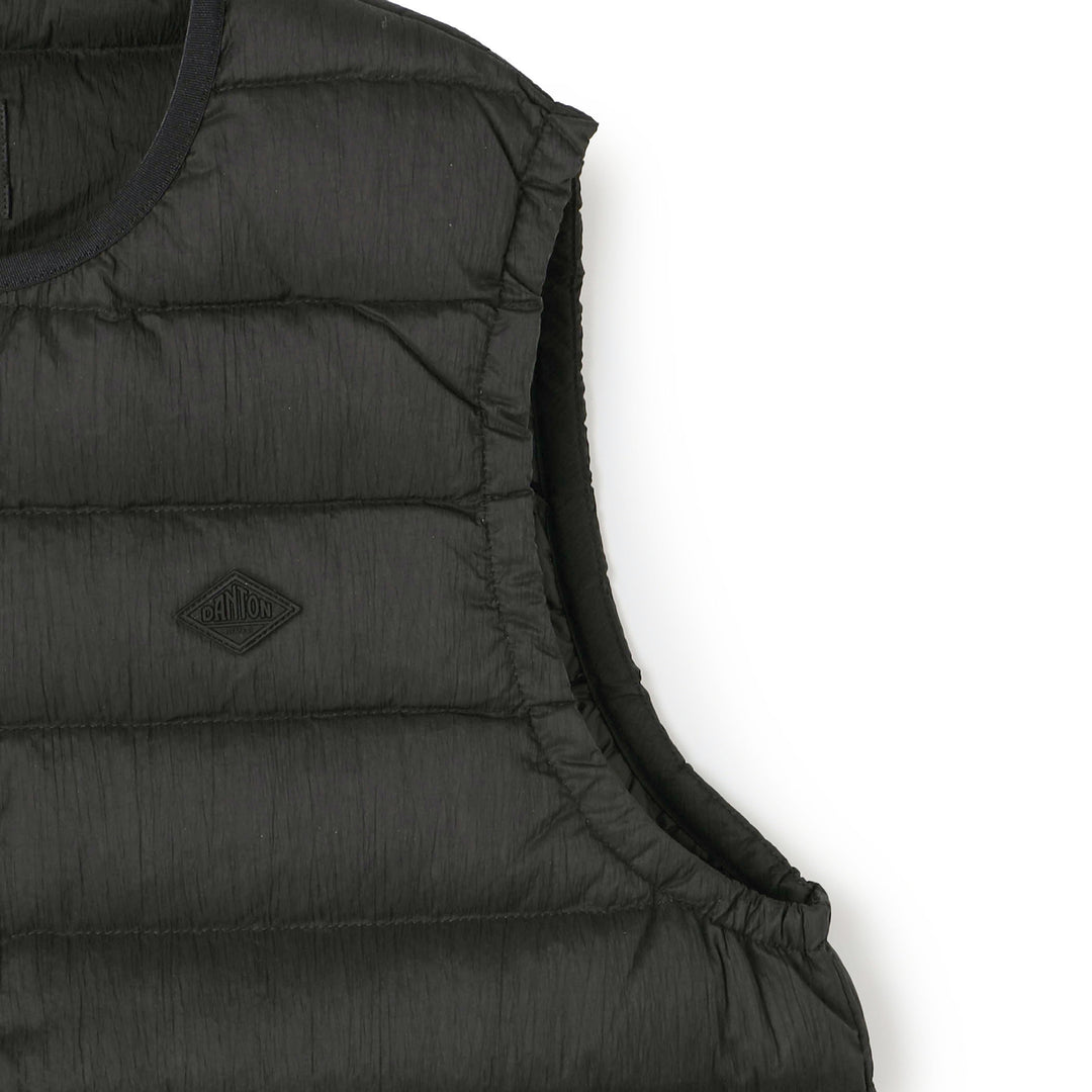 Women's Nylon Taffeta White Goose Inner Down Vest