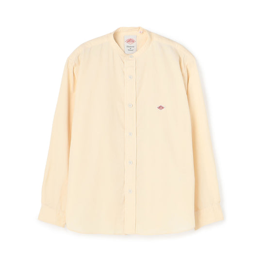 Women's Corduroy Band Collar Shirt