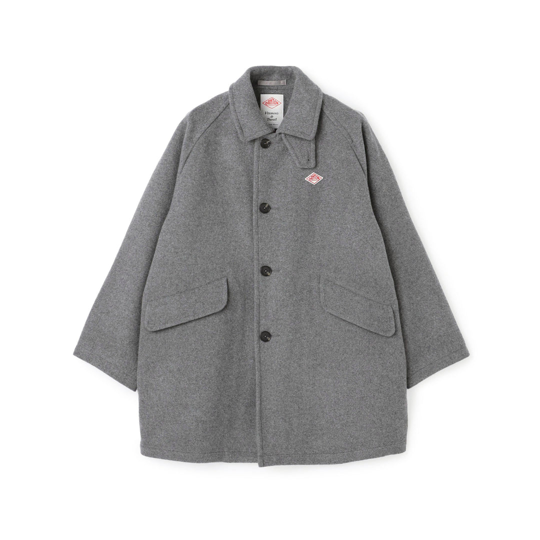 Men's Wool Melton Half Coat