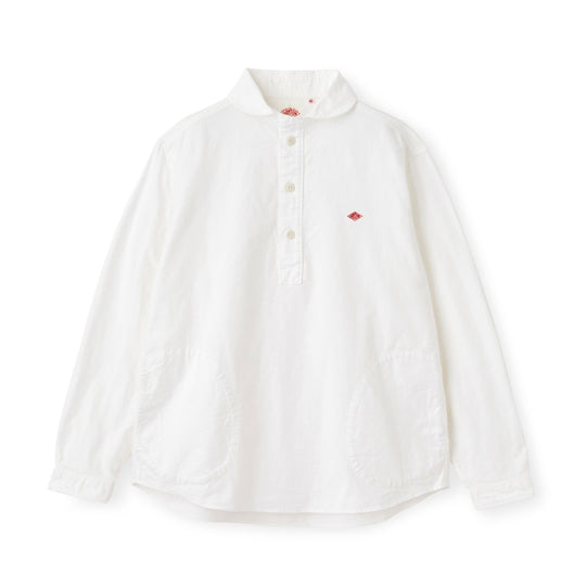 Men's Oxford Round Collar Pullover Shirt