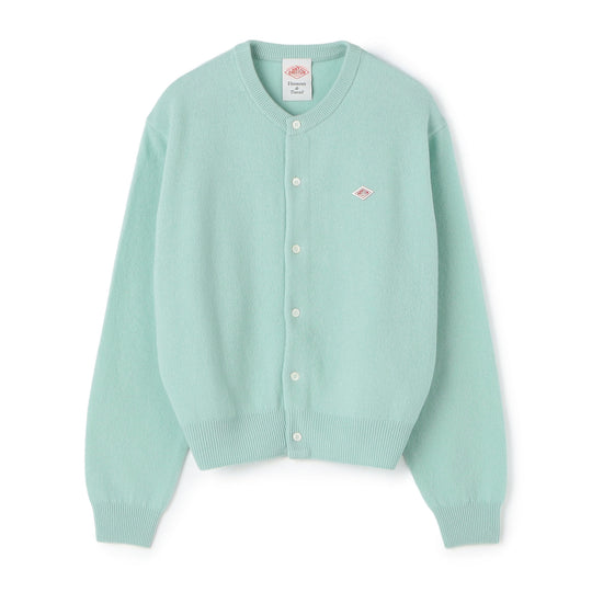 Women's Lambswool Crew Neck Knit Cardigan